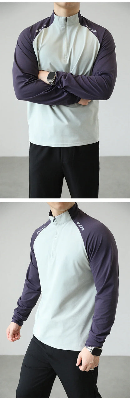 Men's Quick-drying Fitness Sportswear  Quick - Dry Outdoor Cycling & Fitness Long - Sleeve T - Shirt