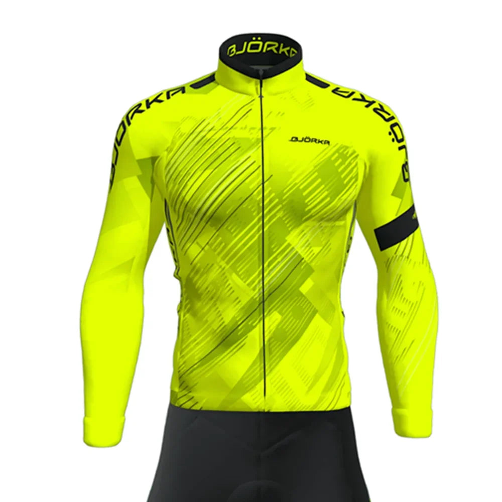 Winter Cycling Thermal Fleece Long Sleeve Jerseys Chamarras De Hombres Men's Pro Team Bicycle Jackets 3 Rear Pockets Coat
