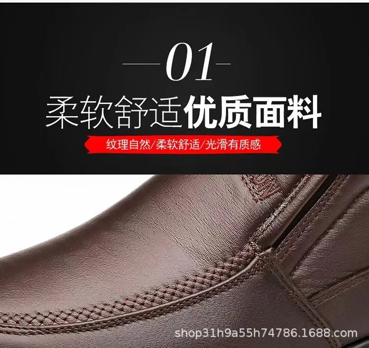 Boots men's snow outdoor  shoes men's winter boots hiking ankle boots waterproof  shoes work  2025