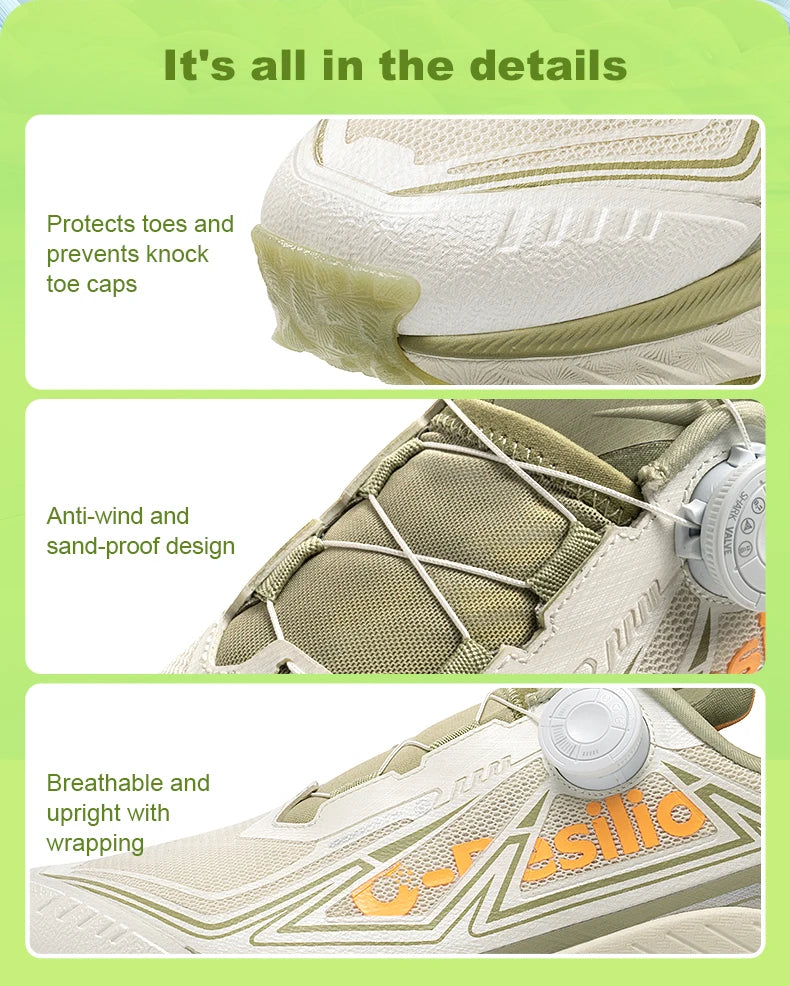 Outdoor Running Sneakers Men Elastic Trail Shoes Lightweight Breathable Women Sneakers Couple Casual Shoes
