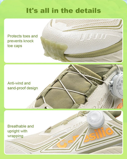 Outdoor Running Sneakers Men Elastic Trail Shoes Lightweight Breathable Women Sneakers Couple Casual Shoes