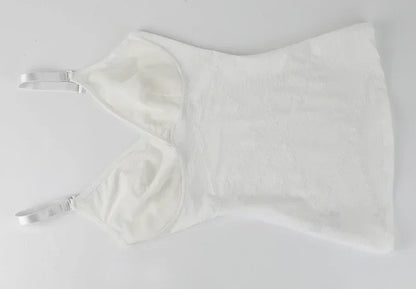Women Built in bra Shapewear Camisole Tummy Control Body Shaper Slimming Underwear Compression Corset Bustier Tank Tops