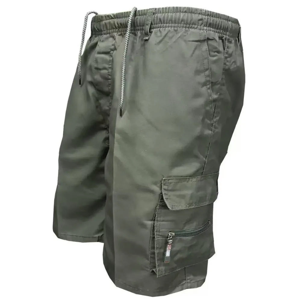 New Men Casual Loose Cargo Shorts Summer Outdoor Sports Pants Youth Fashion Streetwear Hiking Beach Short Trousers Plus Size