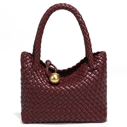 Summer Woven Shoulder Bag for Women Crossbody Tote Bag for Women Small Handbag Vegan Leather Purse Tote Handbag Hobo Bag
