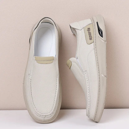 Spring Summer 2026 New Loafers for Men Soft Sole Fashion Business Casual Leather Shoes Male British Style Designer Shoe Man
