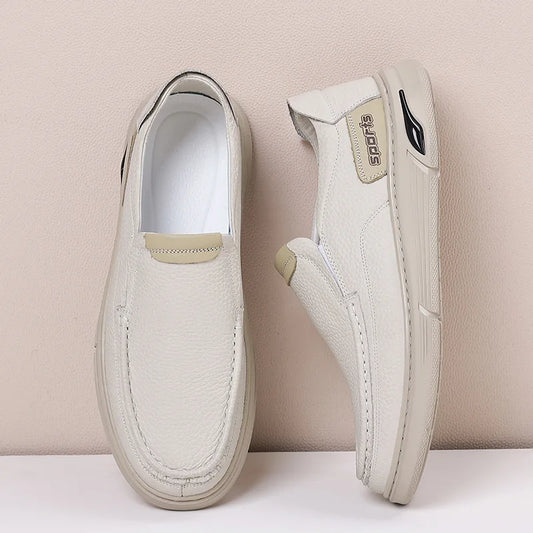 Spring Summer 2026 New Loafers for Men Soft Sole Fashion Business Casual Leather Shoes Male British Style Designer Shoe Man