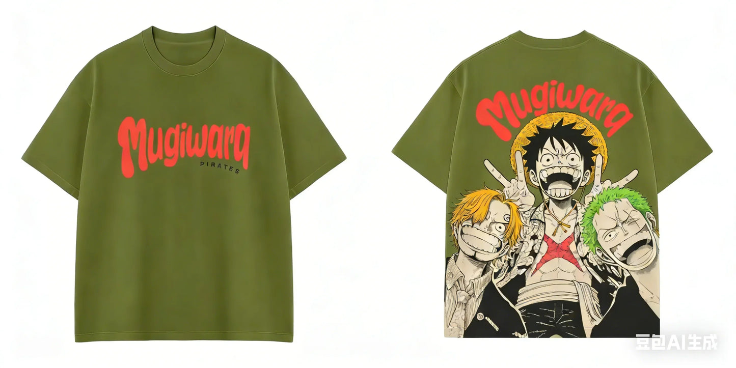 2026 One Piece Men's T-shirt Monkey D. Luffy Roronoa Zoro Sanji Anime Tee Summer and Spring Boy's Short Sleeves Parent-child Y2k
