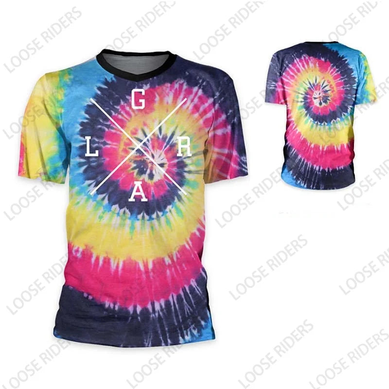 Mountain Bike Loose Rider Jersey Men's MTB Jersey Road Racing Bike Riding Shirt DH Motorcycle Clothing