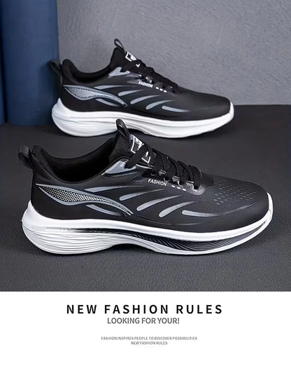 2026 New Ultra Light Sports Shoes Lightweight Soft Soled Men's Running Shoes Plus Size Casual Men's Shoes 39-47