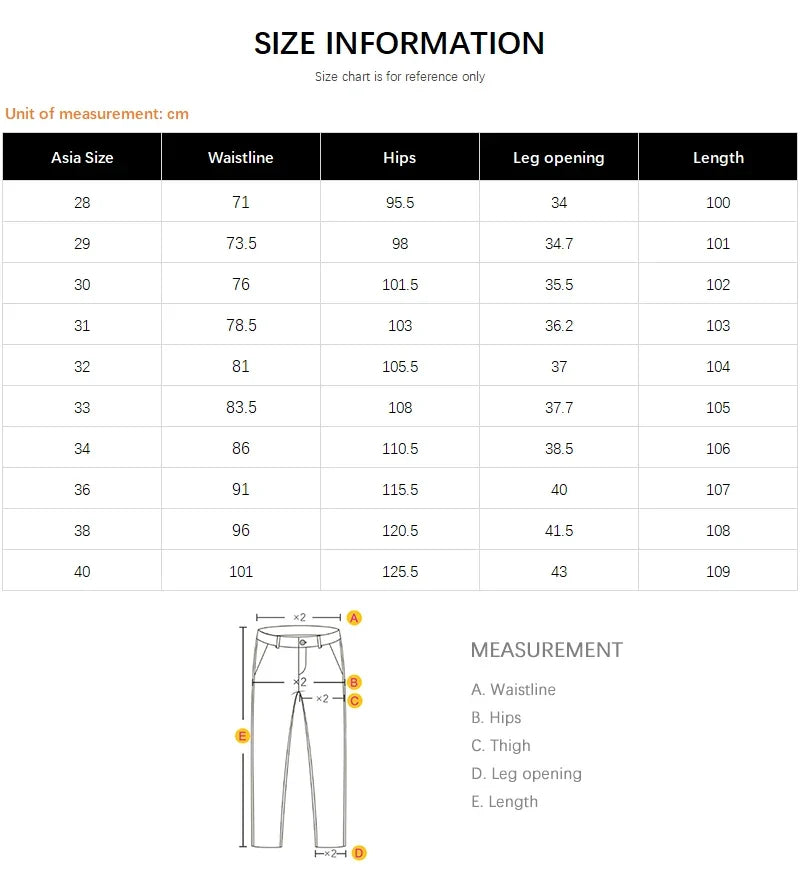 Fashion Light Blue Slim Straight Jeans Men's Spring Autumn Elastic Comfortable Denim Pants Korean Casual Business Trousers