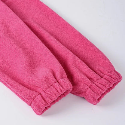 Original Pink Winter Lamb Fleece Hoodie Women Zipper Lapel Pullover флисовая кофта женская кофта женская