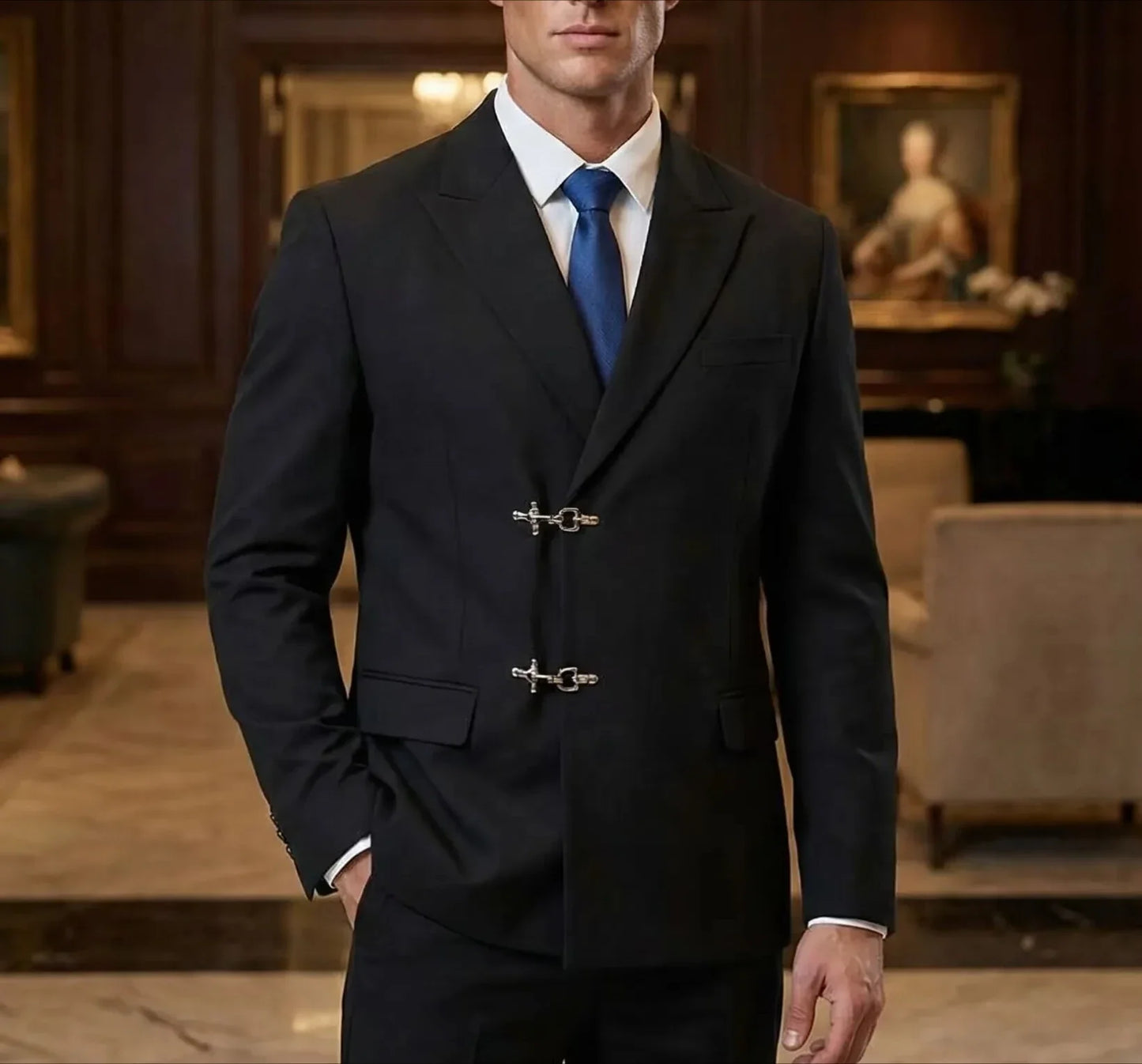Men Formal Slim Fit Tuxedo Prom Suit Male Groom Wedding Blazers High Quality  Luxury Dress Business Banquet Party Suit 2 pieces