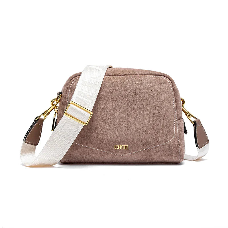 Women's Crossbody Bag Autumn/Winter Collection Anti Velvet Women's Square Bag Wine Red Shoulder Bag Christmas Gift