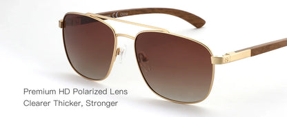 2026 Men's Wood Polarized Sunglasses Uv Protection Outdoor Travel Sunglasses