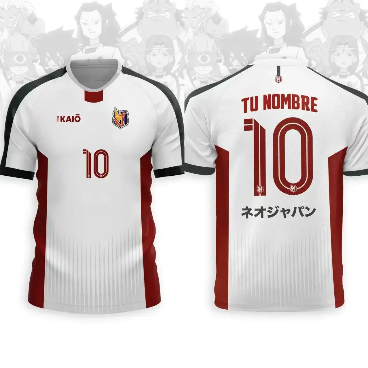 Japan Soccer Anime Men T shirt Jersey Inazuma Eleven Kaio Boys Girls Clothes Sports Casual Quick-Drying Oversized Daily Training
