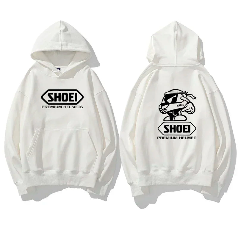 2026 New Men's Fashion Motorcycle Culture Hoodie Autumn Winter Long Sleeve Sweatshirt High Quality Comfortable Casual Top