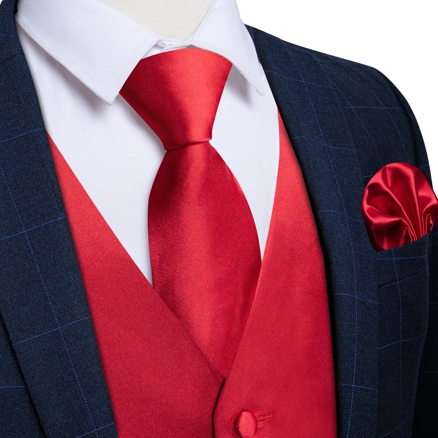 Wedding Party Green Men's Vest Shirt Accessories Fashion chaleco hombre for Man Four Seasons Wear Wholesale Necktie Handkerchief
