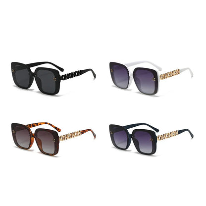 New Polarized Sun Glasses Women's High Sense Large Frame Versatile Sunglasses Street Shot Glasses Tide Light Luxury Sunglass
