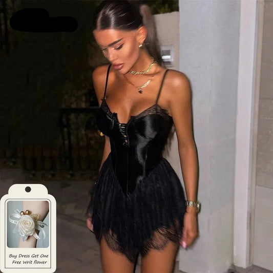 Smileven Luxury A Line Short Prom Dress Lace Elegant Gowns for Gala Party Spaghetti Strap Evening Dress Customized 2026