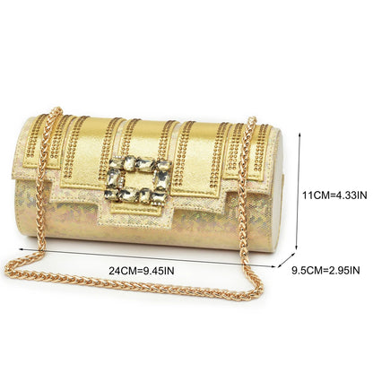 New Arrival Women Shoes and Bags To Match Set Italy Lady Pointed Toe Shoes Sexy Wedding Party Sandals Rhinestone Women Pumps