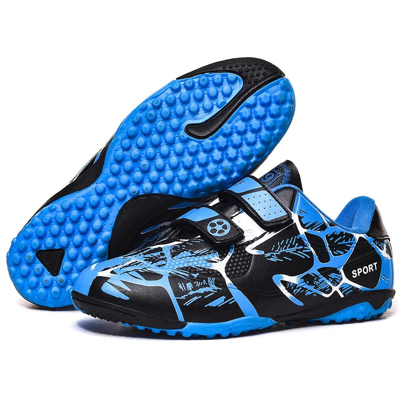 Kids Soccer Shoes Society TF/FG School Football Boots Cleats Grass Sneakers Boy Girl Outdoor Athletic Training Sports Footwear