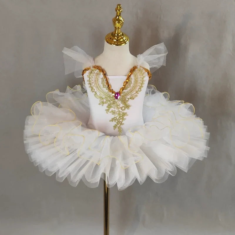 Kids Outfit Ballet Leotard Girl Dress Elegant Vestido Girls Clothes Tutu Baby Dresses Children Ballet Skirt Dance Costume Summer
