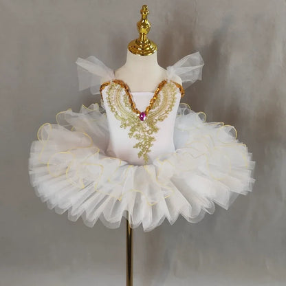 Kids Outfit Ballet Leotard Girl Dress Elegant Vestido Girls Clothes Tutu Baby Dresses Children Ballet Skirt Dance Costume Summer