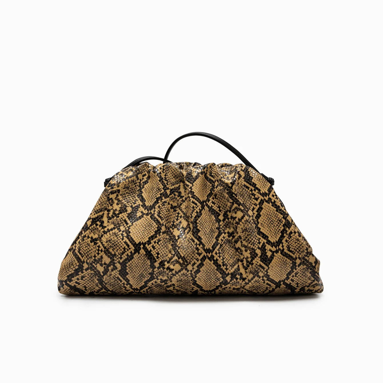 2026 Ruched Serpentine Dumpling Bags Women Pouch Handbag Cloud Clutch Snake Pattern Shoulder Crossbody Bag Luxury Designer Bag