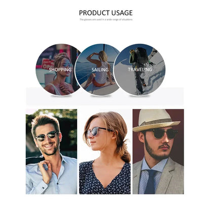 Half Frame Sunglasses Women's Fashion Half Frame Driving Sunglasses Outdoor Travel