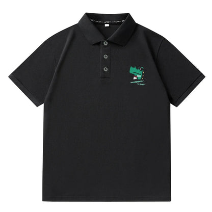 Summer Polo Shirt Men Plus Size 110-180KG Casual Work T-Shirts Quick Dry Short Sleeve Golf Shirt High Quality Fat Male Clothing