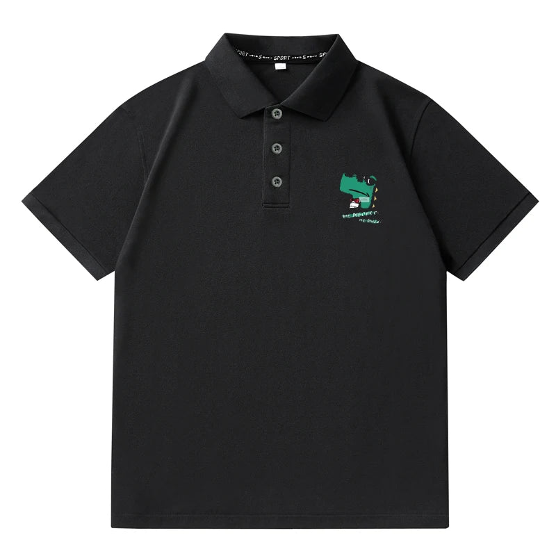 Fashion Men's Summer T-shirt Plus Size Tops 7XL 6XL 5XL Lapel Short sleeves Polo Shirt Half Sleeve Tees Male Clothing 110-180KG