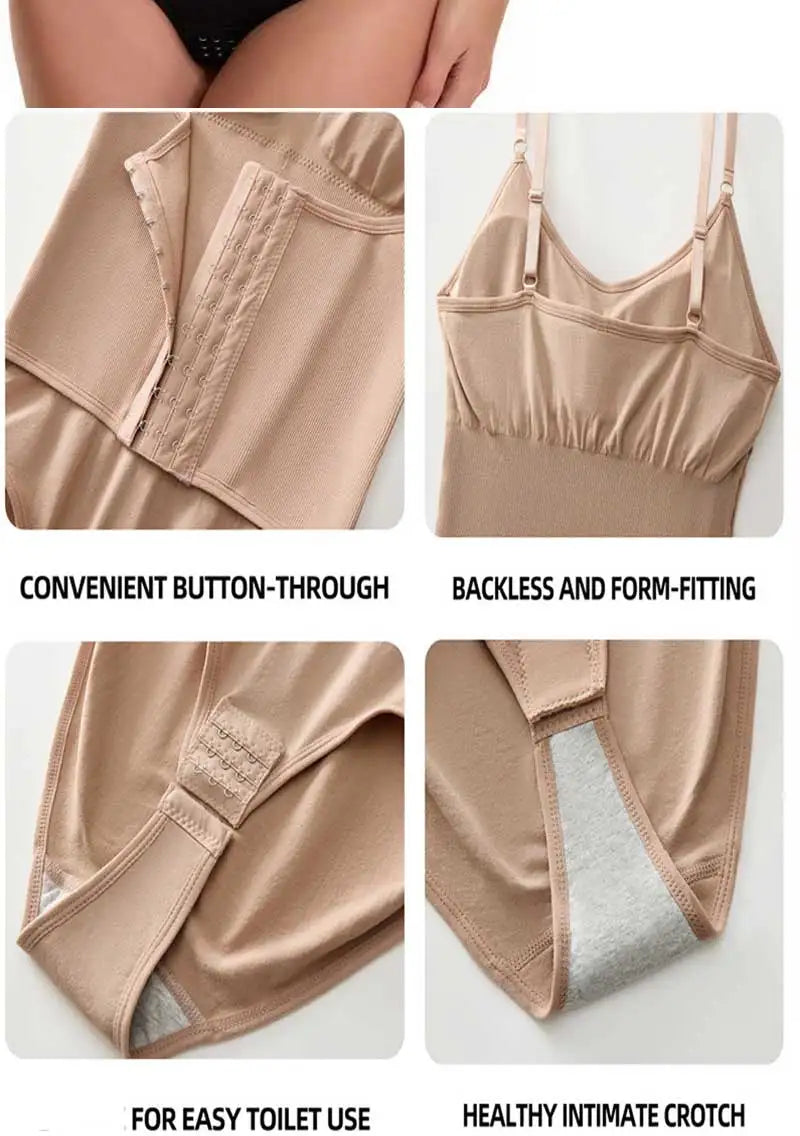 Women shapewear bodysuit tummy control tight slimming body shaper bodysuit with bras
