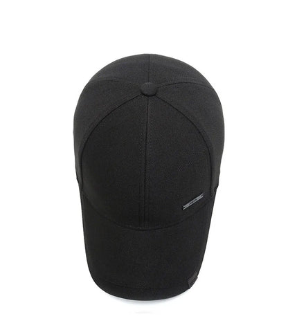 Unisex Hua Label Baseball Cap Hip Hop Adjustable Casual Hat Spring Autumn Outdoor Sunscreen Cap