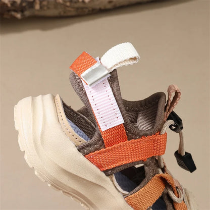 New Summer Children Sandals For Boys Breathable Kids Sport Shoes Soft Sole Fashion Toddler Boys Beach Sandals EU 21-30