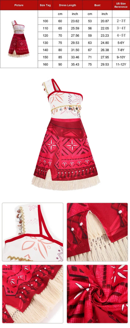 Muababy Princess Dress for Girls Aurora Belle Elsa Jasmine Cosplay Costume Party Halloween Carnival Outfit Kids 2-8Y Vestido