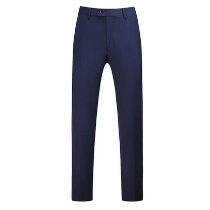 Men Dress Pants Solid Color Slim Fit Business Casual Office Wedding Formal Trousers High Quality Men Clothing Suit Pants 29-40