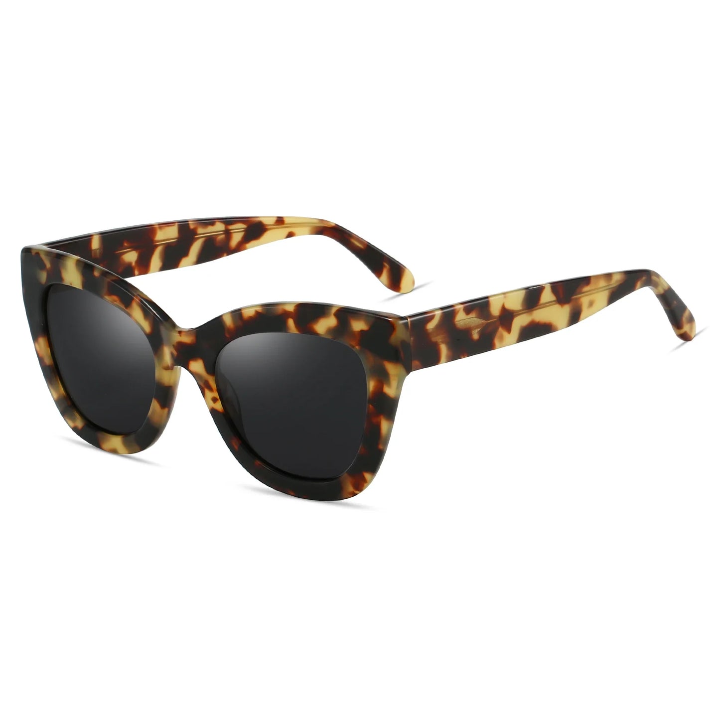 Handmade Acetate Polarized Sunglasses Fashion Square Shade UV400 Protection Sun Glasses for Women