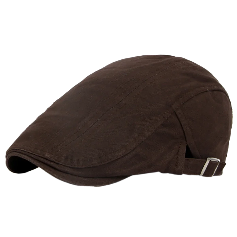 Men Women Cotton Flat Ivy Newsboy Hat Cotton Gatsby Cabbie Cap Fashion Vintage Kpop Headwear Adjustable