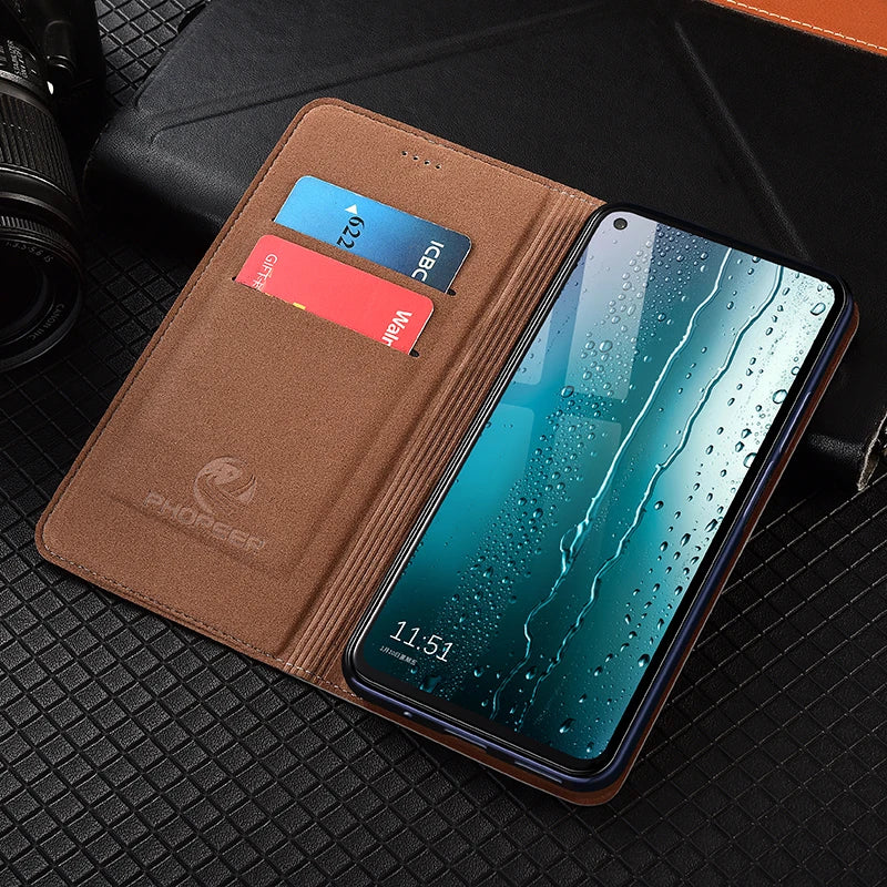 Napa Genuine Leather Case For Apple iPhone 7 8 X XS XR 11 12 13 14 15 16 17 Pro max Plus Phone wallet Flip Cover Cases
