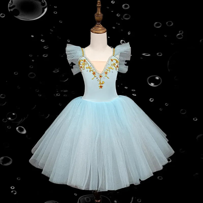 Girl Ballet Dress Tutu Outfit Vestidos Princess Dance Costumes Kids Clothes Summer Girls Dresses Ballet Leotards Children's Day