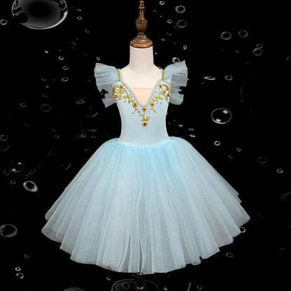Girl Ballet Dress Tutu Outfit Vestidos Princess Dance Costumes Kids Clothes Summer Girls Dresses Ballet Leotards Children's Day