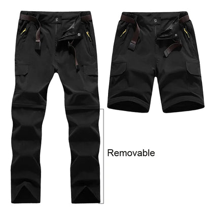 Lover's Hiking Pants Trekking Convertible Lightweight Quick Dry Separable Outdoor Travel Camping Safari Travel Pants