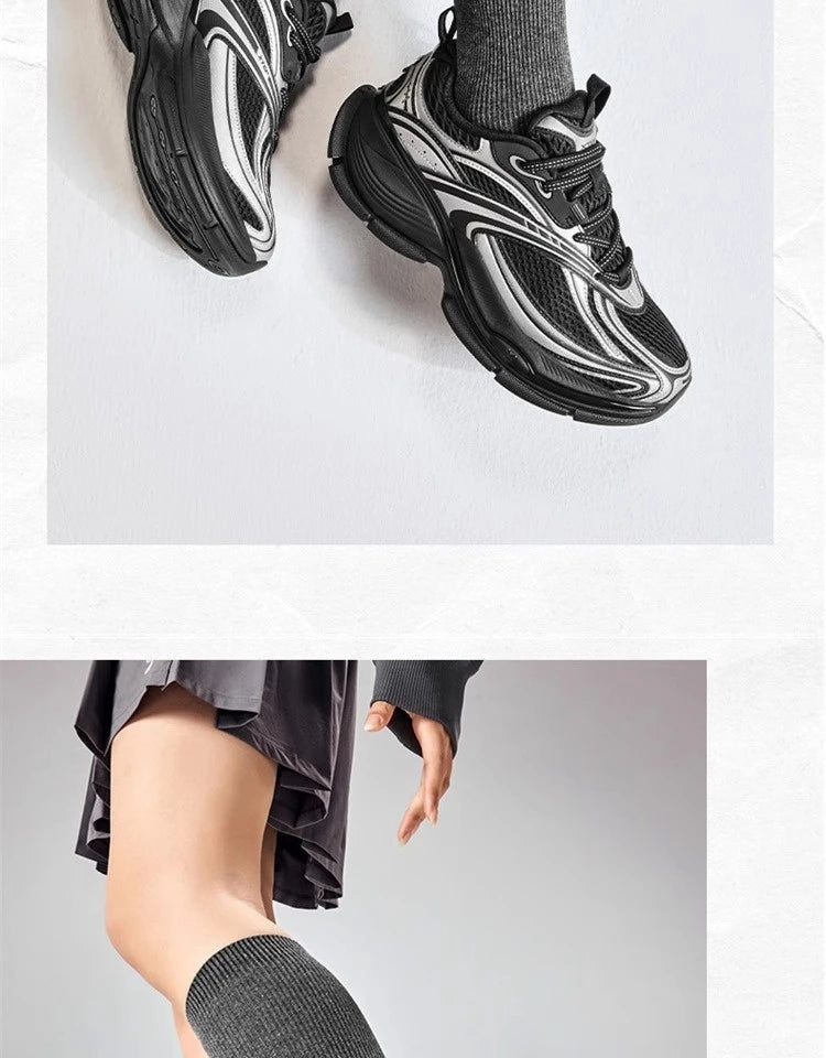 2.0 Street Shoes For Men 2025 Winter Comfortable Height-increasing Mesh Breathable Retro Sneakers 875219320012