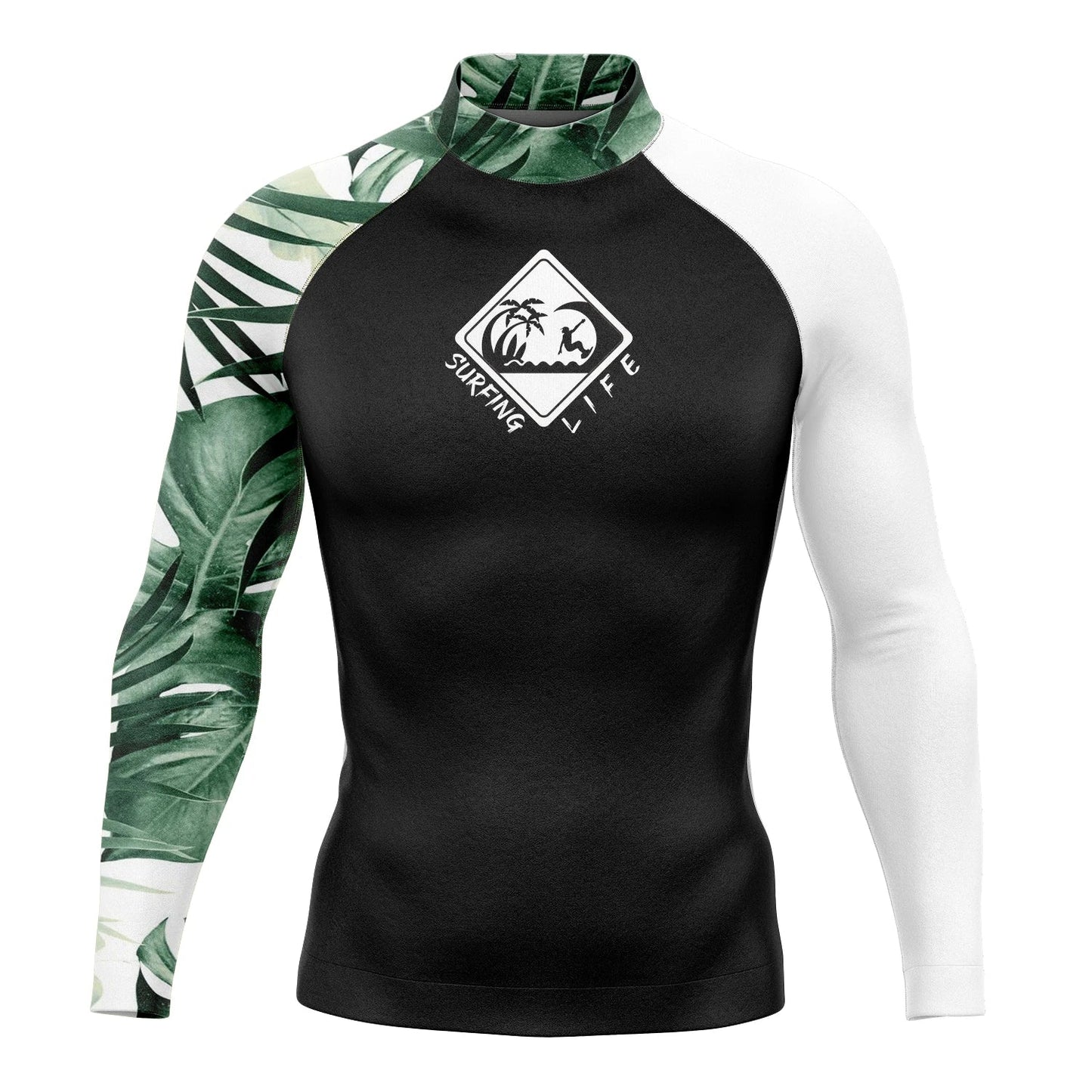 Men's Long Sleeve Snorkeling Surfing Shirt Rashguard Diving UV Protection Beach Sunwear Swimwear UPF Gym Clothes