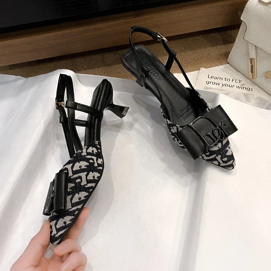 Sexy, elegant, versatile party women's shoes, new women's banquet beautiful slim heeled sandals