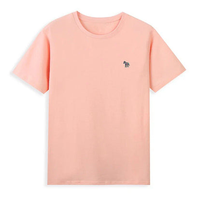 Korea Style brand Cotton O-Neck Minimalist Front Back letter Printed Pattern Tees Summer Harajuku Men Women Short Sleeve T-shirt
