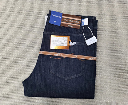 Jeans Thin Cotton Men 2026 Spring Summer new fashion straight breathable outdoors comfort Zipper Big size 30-40 Pants