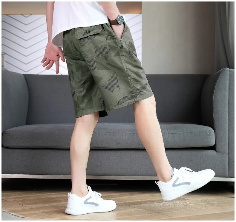 Big Size Men's Casual Shorts Light Weight Cotton Shorts Summer Running Breathable Sweat Shorts