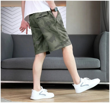 Big Size Men's Casual Shorts Light Weight Cotton Shorts Summer Running Breathable Sweat Shorts