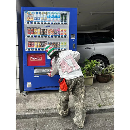 ZHIZOU Women Gothic Baggy Y2k Jeans American 2000s Style Embroidery Jean Pants Vintage Harajuku Oversize Denim Trousers Autumn